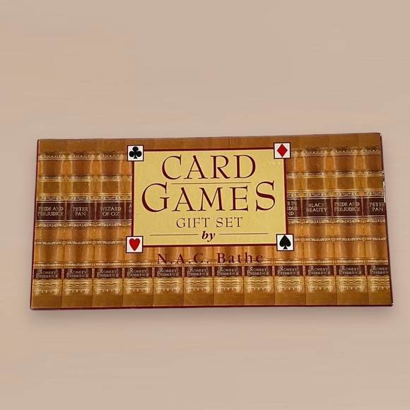 Card Games Gift Set by NAC Bathe 2 Decks Playing Cards & Card Game Book - Picture 3 of 8